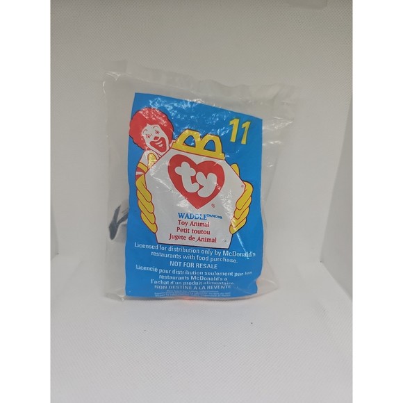 Waddle Toy Animal #11 TY McDonalds 1998 NEW - Picture 2 of 2